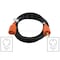 Ac Works SOOW; Cold Weather Extension Cord, 12 AWG, Indoor/Outdoor, 12/3, 1 Outlets, L6-20R, Black, Rubber L620PR-025 - alternate 4